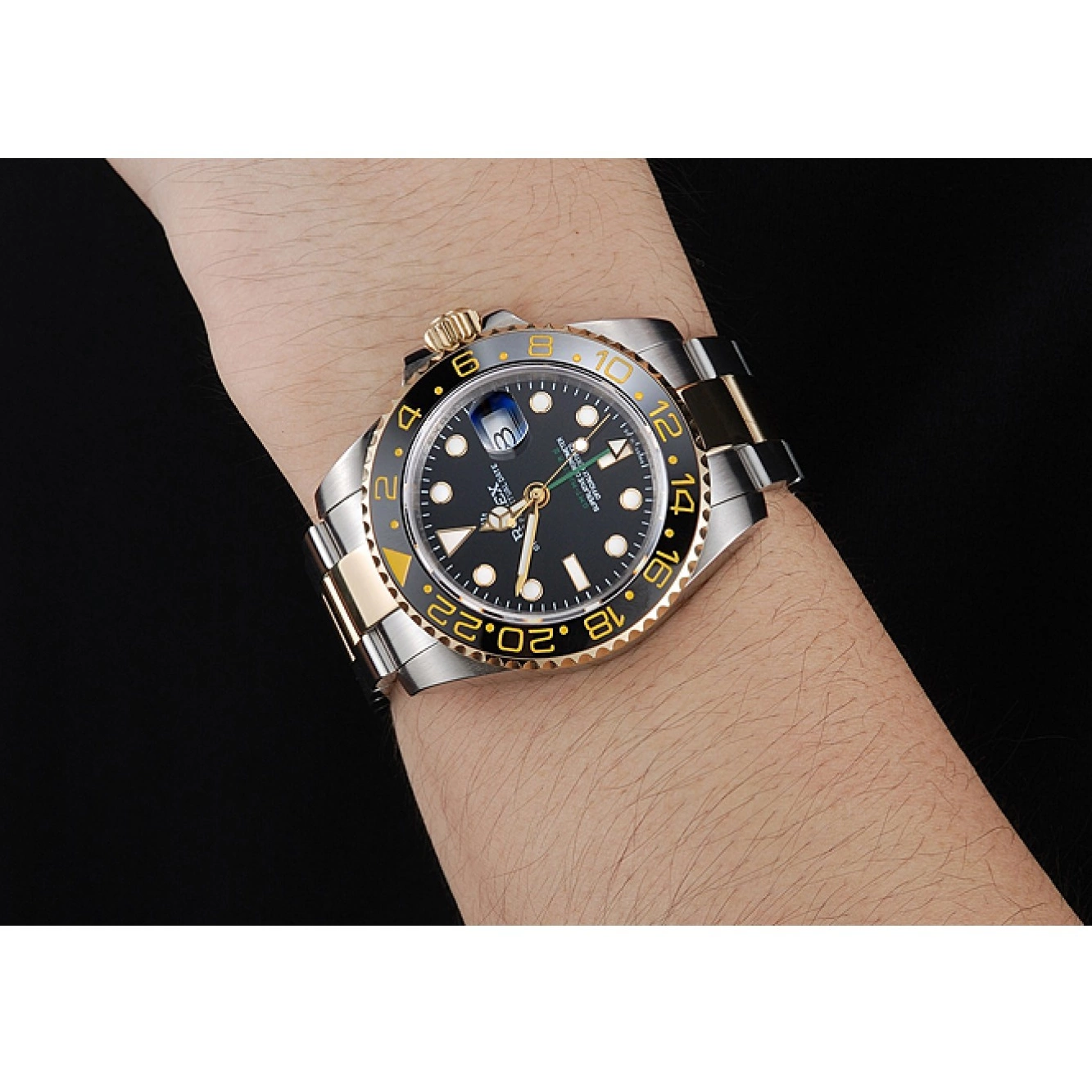 Best AAA Replica Sites Master Black Rolex GMT Bezel 80295 Swiss Dial Black 0725